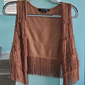 Sleeveless cardigan